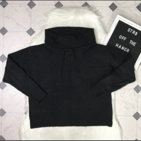 NWT It's Our Time black cowl neck sweater - Picture 5 of 5